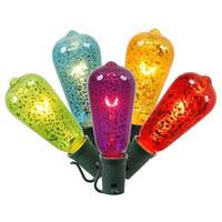Vickerman 5 Light 7 watt ST40 E17 Base Multi-Color Crackle Replacement Lights (5 pack)