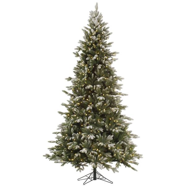 5.5' x 40" Artificial Frosted Balsam Fir 350 Clear Dura-Lit® Miniature Lights