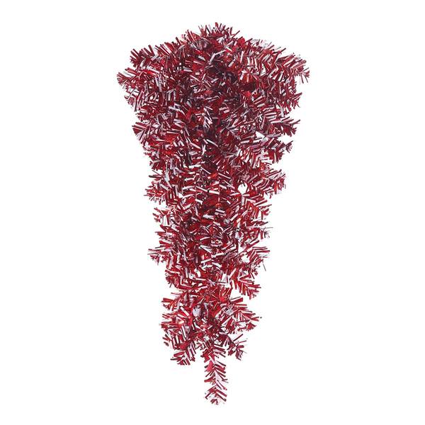 30" Artificial Red / White Candy Cane Teardrop