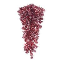 Vickerman 30" Artificial Red / White Candy Cane Teardrop