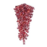 Vickerman 30" Artificial Red / White Candy Cane Teardrop 35 Clear Miniature Lights