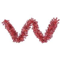 Vickerman 9' Artificial Red & White Candy Cane Garland with 50 Clear Lights