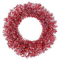 Vickerman 24" Red-White Candy Cane Wreath