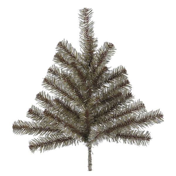 24" Mocha Tinsel Spray