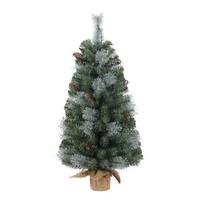 Vickerman 3' x 19" Artificial Shasta Blue Mix Pine