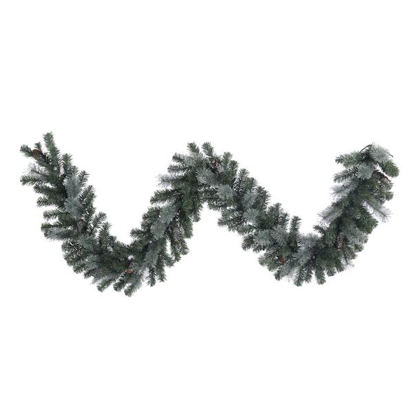 9' x 14" Artificial Shasta Blue Mix Pine Garland