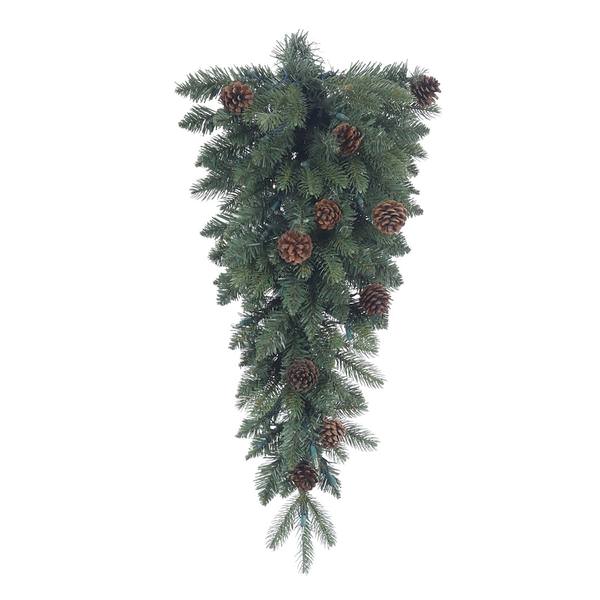 30" Artificial Aberdeen Spruce Teardrop