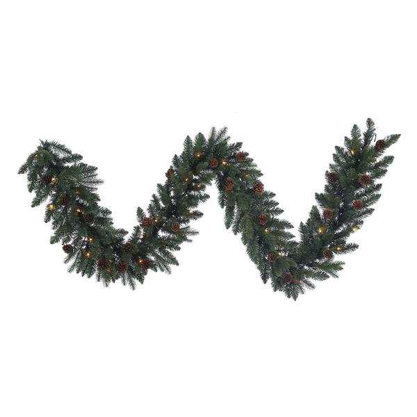9' x 14" Artificial Aberdeen Spruce Garland