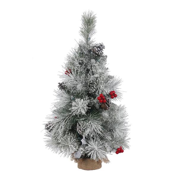 1.5' x 11" Artificial Frosted Mixed Berry Pine