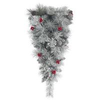 Vickerman 30" Artificial Frosted Mix Berry Pine Teardrop