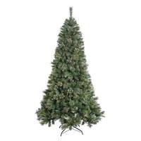 Vickerman 4.5' x 30" Artificial Butte Mixed Pine 150 Clear Miniature Lights