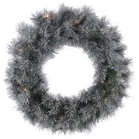 Vickerman 24" Artificial Frosted Brewer Pine 35 Clear Miniature Lights