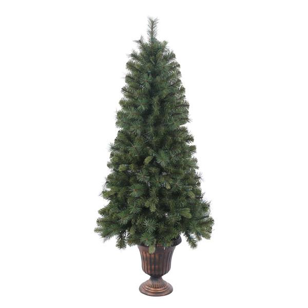 5' x 30" Artificial Potted Classic Mixed Pine