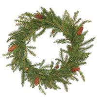 Vickerman 21" Artificial White Spruce with Pine Cones