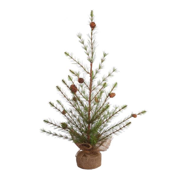 2' x 19" Artificial Missoula Pine with Pine Cones