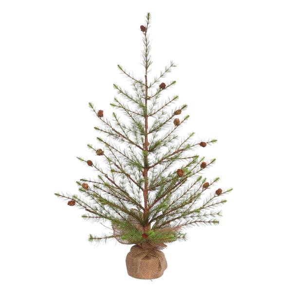 3' x 26" Artificial Missoula Pine with Pine Cones