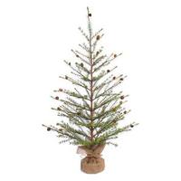 Vickerman 4' x 30" Artificial Missoula Pine with Pine Cones