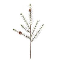 Vickerman 24" Artificial Missoula Pine Spray with Pine Cones