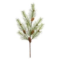 Vickerman 40" Artificial White Pine Spray with Pine Cones