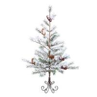 Vickerman 3' x 25" Artificial Flocked Desert Pine with Pine Cones