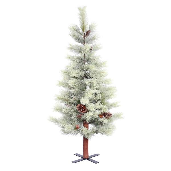 4.5' x 30" Artificial Frosted Bellevue Alpine