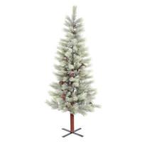 Vickerman 6.5' x 38" Artificial Frosted Bellevue Alpine
