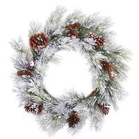Vickerman 28" Artificial Flocked Ashville Pine