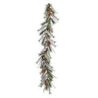 Vickerman 6' x 13" Artificial Big Fork Pine Garland with Pine Cones
