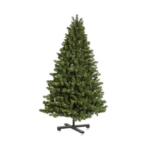 12' x 64" Artificial Grand Teton 1800 Clear Miniature Lights