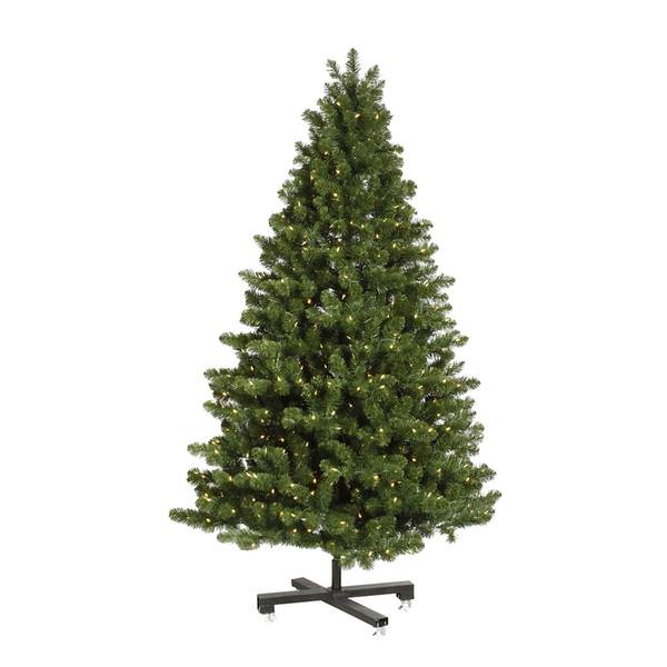 12' x 64" Artificial Grand Teton 1800 Warm White LED Lights