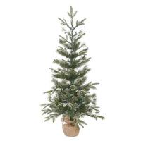 Vickerman 4' x 28" Artificial Frosted Pasco Mixed Pine