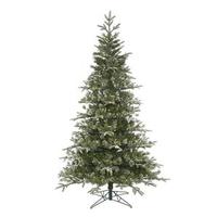 Vickerman 5' x 42" Artificial Frosted Pasco Mixed Pine 200 Warm White Italian LED Lights