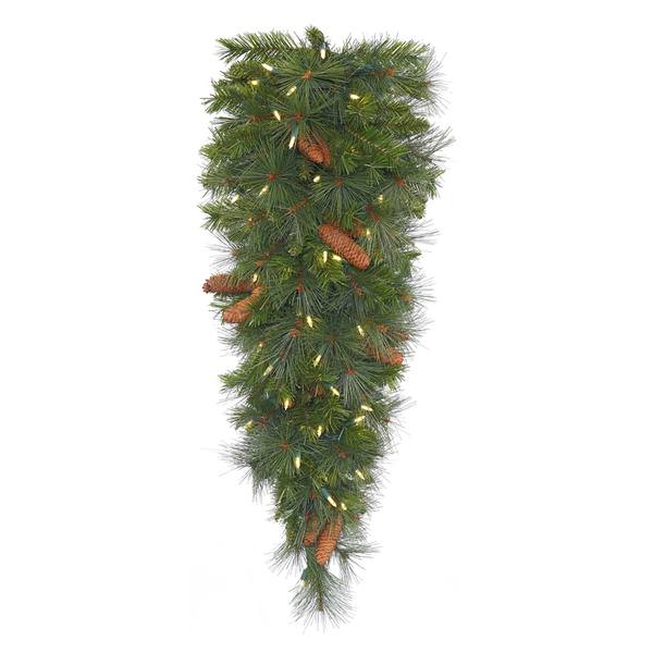 36" x 18" Artificial Savannah Teardrop 50 Clear Lights