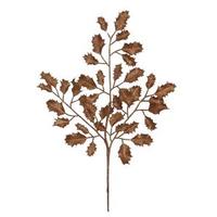 Vickerman 22" Copper Glitter Holly Spray (12 pack)