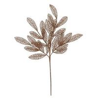 Vickerman 22" Copper Glitter Mesh Bay Leaf Spray (12 pack)