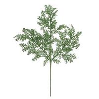 Vickerman 22" Green Glitter Cypress Spray (12 pack)