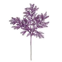 Vickerman 22" Purple Glitter Cypress Spray (12 pack)