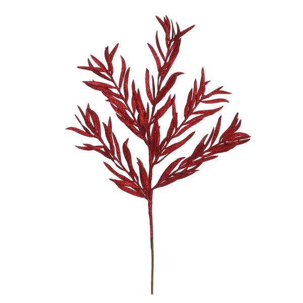 22" Red Glitter Heather Spray (12 pack)