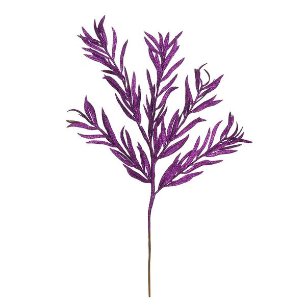 22" Purple Glitter Heather Spray (12 pack)