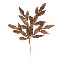 Vickerman 22" Copper Glitter Bay Leaf Spray (12 pack)