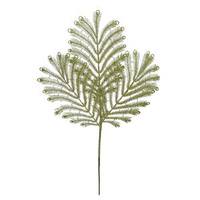 Vickerman 22" Artificial Lime Glitter Peacock Tail Spray (12 pack)