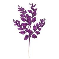 Vickerman 22" Purple Glitter Honey Locust Spray (12 pack)
