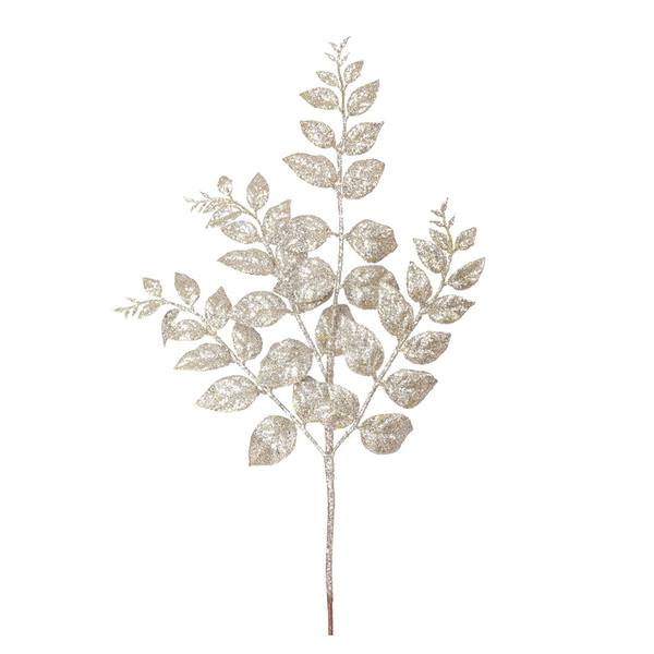22" Champagne Glitter Honey Locust Spray (12 pack)