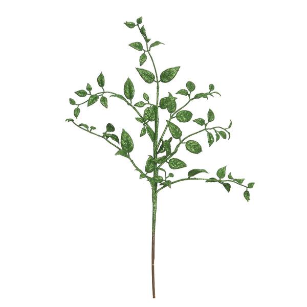 22" Green Glitter Mini Locust Spray (12 pack)