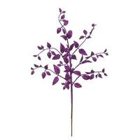 Vickerman 22" Purple Glitter Mini Locust Spray (12 pack)
