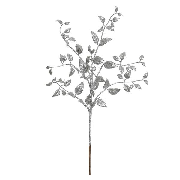 22" Silver Glitter Mini Locust Spray (12 pack)