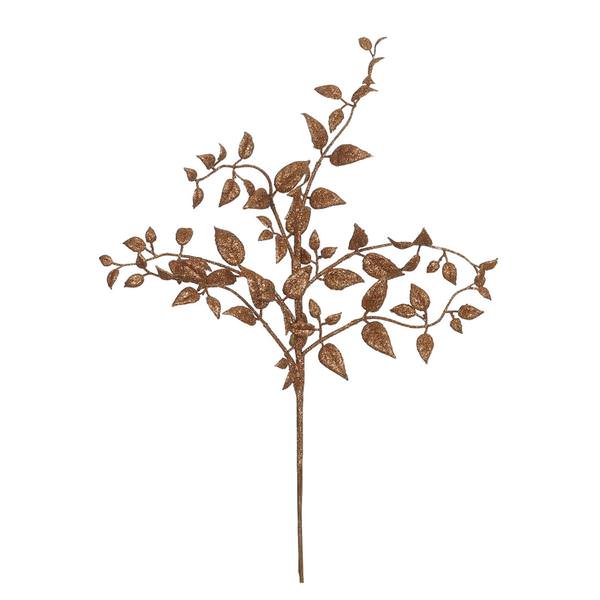 22" Copper Glitter Mini Locust Spray (12 pack)