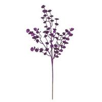 Vickerman 22" Purple Glitter Eucalyptus Spray (12 pack)