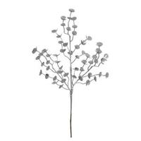 Vickerman 22" Silver Glitter Eucalyptus Spray (12 pack)