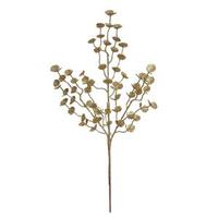 Vickerman 22" Gold Glitter Eucalyptus Spray (12 pack)
